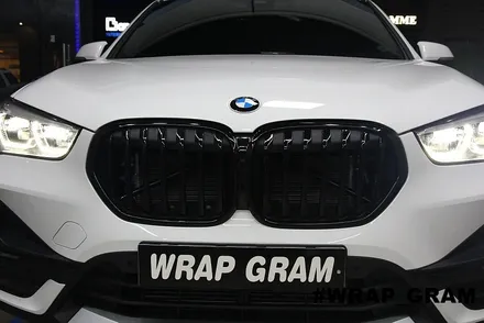 BMW X1 그릴랩핑 더욱 강력한 모습으로 변신하다 :: / 천안 불당동