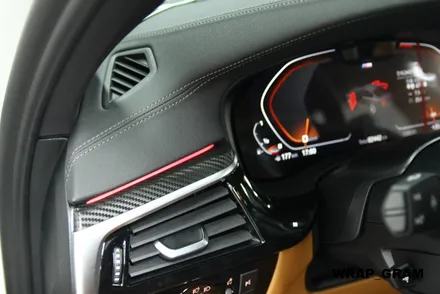 천안랩핑 BMW실내랩핑의 정석 카본블랙 5시리즈 / 천안 불당동
