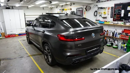 천안전체랩핑 BMW X4 사틴다크바솔트 :: / 천안 불당동