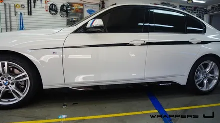 자동차랩핑BMW330i쉐도우랩핑샵M퍼포먼스랩핑 용산구[래퍼스제이] / 천안 불당동