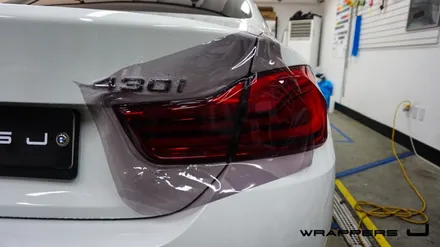 루프스킨bmw 430i 라이트필름 자동차랩핑 전문 용산랩핑 _[래퍼스제이] / 천안 불당동