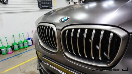 천안전체랩핑 BMW X4 사틴다크바솔트 :: / 천안 불당동