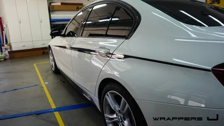 자동차랩핑BMW330i쉐도우랩핑샵M퍼포먼스랩핑 용산구[래퍼스제이] / 천안 불당동