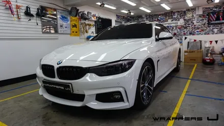 루프스킨bmw 430i 라이트필름 자동차랩핑 전문 용산랩핑 _[래퍼스제이] / 천안 불당동
