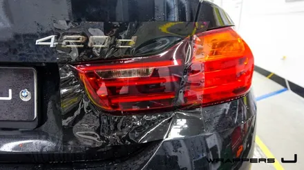 BMW라이트필름 그릴랩핑잘하는곳  벤츠헤드라이트필름 보호필름  송파부분랩핑 / 천안 불당동