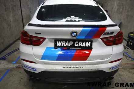 BMW 레이싱데칼 부분랩핑 X4의 화려한 변신 :: / 천안 불당동