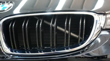 Bmw랩핑 428i그릴데칼 프론트보강바 그릴바 프론트바 부분랩핑 / 천안 불당동