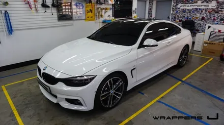 루프스킨bmw 430i 라이트필름 자동차랩핑 전문 용산랩핑 _[래퍼스제이] / 천안 불당동