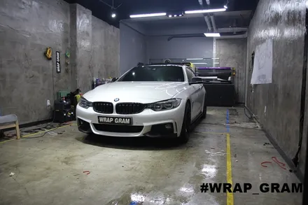 천안BMW랩핑 블랙PPF 실내랩핑 부분랩핑 4시리즈 시공 후기 :: / 천안 불당동