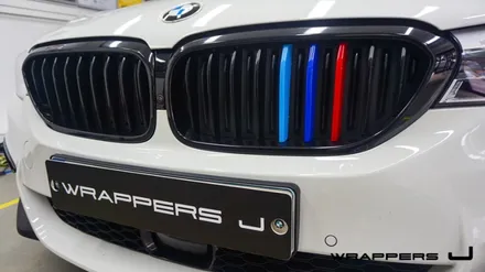 [래퍼스제이]목동랩핑 BMW G30 520d 카스킨부분데칼그릴랩핑 / 천안 불당동