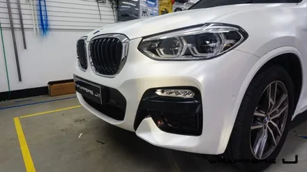 사틴화이트 전체랩핑 BMW올랩핑 카스킨 가양동랩핑샵 랩핑잘하는곳 래퍼스제이 / 천안 불당동