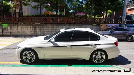 자동차랩핑BMW330i쉐도우랩핑샵M퍼포먼스랩핑 용산구[래퍼스제이] / 천안 불당동
