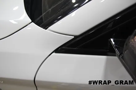 BMW크롬죽이기 5시리즈 윈도우몰딩랩핑 :: / 천안 불당동