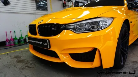 BMW M4 전체랩핑 썬플라워 3M2080 :: / 천안 불당동