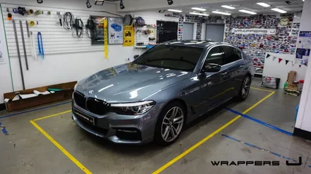 양천구 BMW랩핑 520d카본랩핑 안개등하단 부분랩핑 카스킨 시공은 역시 !! / 천안 불당동