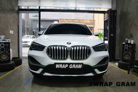 BMW X1 그릴랩핑 더욱 강력한 모습으로 변신하다 :: / 천안 불당동