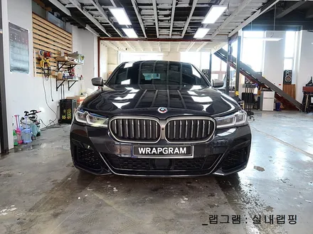 천안랩핑 BMW M550i  : 카본블랙무광 실내랩핑 / 천안 불당동