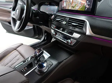천안랩핑 BMW M550i  : 카본블랙무광 실내랩핑 / 천안 불당동