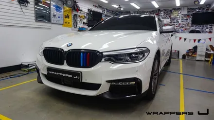 [래퍼스제이]목동랩핑 BMW G30 520d 카스킨부분데칼그릴랩핑 / 천안 불당동