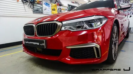 550d Bmw G30 전체랩핑 카스킨 신형5시리즈 자동차랩핑 / 천안 불당동