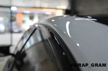 BMW크롬죽이기 5시리즈 윈도우몰딩랩핑 :: / 천안 불당동