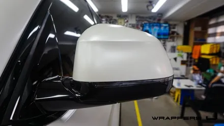 사틴화이트 전체랩핑 BMW올랩핑 카스킨 가양동랩핑샵 랩핑잘하는곳 래퍼스제이 / 천안 불당동