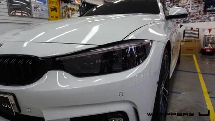 루프스킨bmw 430i 라이트필름 자동차랩핑 전문 용산랩핑 _[래퍼스제이] / 천안 불당동
