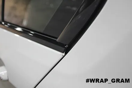 BMW크롬죽이기 5시리즈 윈도우몰딩랩핑 :: / 천안 불당동