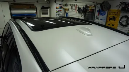 사틴화이트 전체랩핑 BMW올랩핑 카스킨 가양동랩핑샵 랩핑잘하는곳 래퍼스제이 / 천안 불당동