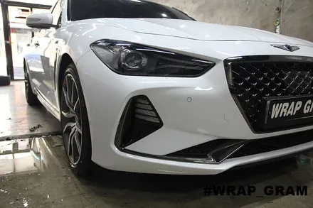 천안 신차패키지 제네시스 G70앞범퍼PPF  :: / 천안 불당동