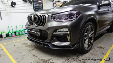 천안전체랩핑 BMW X4 사틴다크바솔트 :: / 천안 불당동