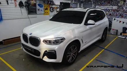 사틴화이트 전체랩핑 BMW올랩핑 카스킨 가양동랩핑샵 랩핑잘하는곳 래퍼스제이 / 천안 불당동
