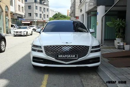 신형G80실내랩핑 카본블랙 선택과 그 이유 :: / 천안 불당동