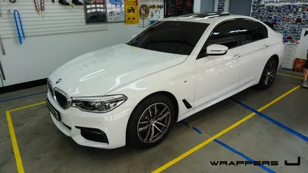 영등포BMW G30 520d  M삼색데칼 그릴랩핑 M삼색 M부분랩핑 M데칼 / 천안 불당동
