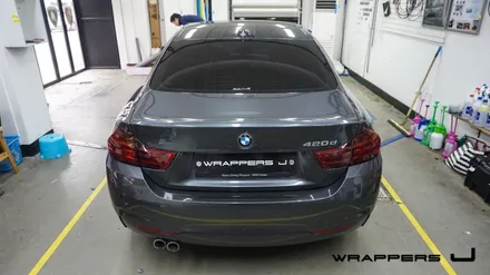 BMW 4시리즈 본넷 생활보호PPF 나노커버 자동차보호필름 시공후기 서울 마포구용산구 / 천안 불당동