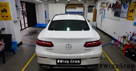 천안루프스킨 벤츠랩핑 불당동랩핑_벤츠W213천장랩핑_랩그램_ / 천안 불당동