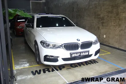 천안랩핑 BMW그릴랩핑 5시리즈G30 부분랩핑 / 천안 불당동