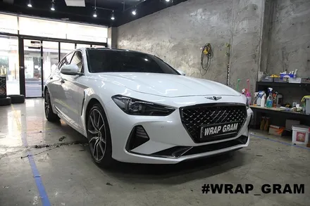 천안 신차패키지 제네시스 G70앞범퍼PPF  :: / 천안 불당동