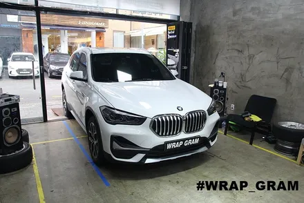 BMW X1 그릴랩핑 더욱 강력한 모습으로 변신하다 :: / 천안 불당동