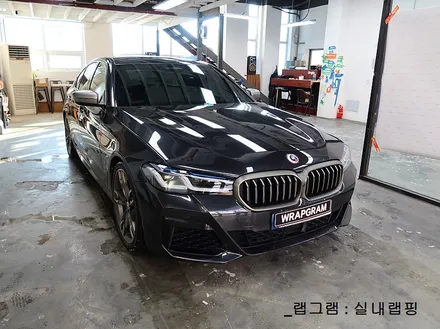 천안랩핑 BMW M550i  : 카본블랙무광 실내랩핑 / 천안 불당동