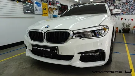 영등포BMW G30 520d  M삼색데칼 그릴랩핑 M삼색 M부분랩핑 M데칼 / 천안 불당동