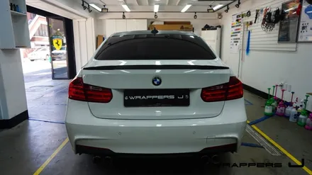 자동차랩핑 BMW3시리즈 F30실내랩핑320d카본랩핑 / 천안 불당동