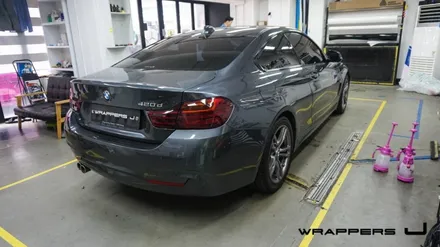 BMW 4시리즈 본넷 생활보호PPF 나노커버 자동차보호필름 시공후기 서울 마포구용산구 / 천안 불당동