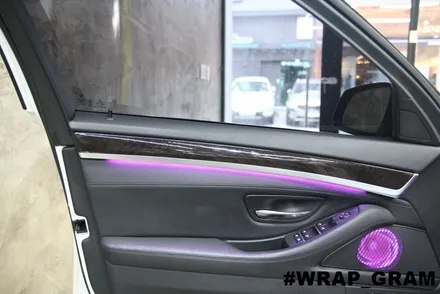 천안랩핑 BMW 5시리즈 카본실내랩핑으로 완벽한 변신 / 천안 불당동