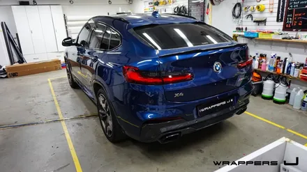 천안전체랩핑 BMW X4 사틴다크바솔트 :: / 천안 불당동