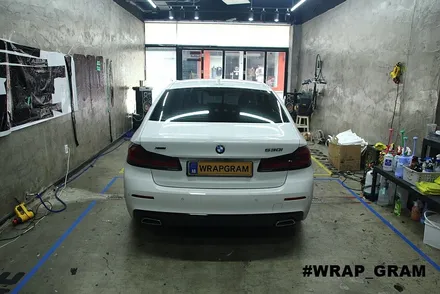 청주랩핑 BMW루프스킨 크롬죽이기 화려한 변화 :: / 천안 불당동