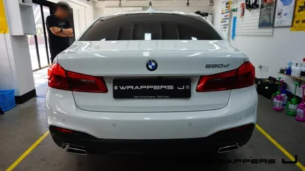 영등포BMW G30 520d  M삼색데칼 그릴랩핑 M삼색 M부분랩핑 M데칼 / 천안 불당동