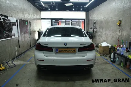 청주랩핑 BMW루프스킨 크롬죽이기 화려한 변화 :: / 천안 불당동