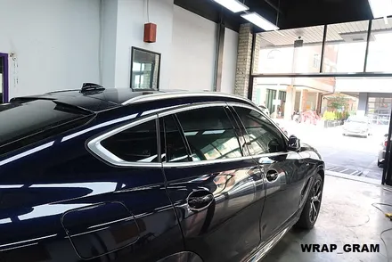 천안 랩핑 BMW X6 크롬죽이기 / 천안 불당동