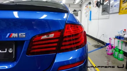 천안라이트필름 BMW M5 자동차테일램프 수원 헤드라이트보호필름 [래퍼스제이] / 천안 불당동